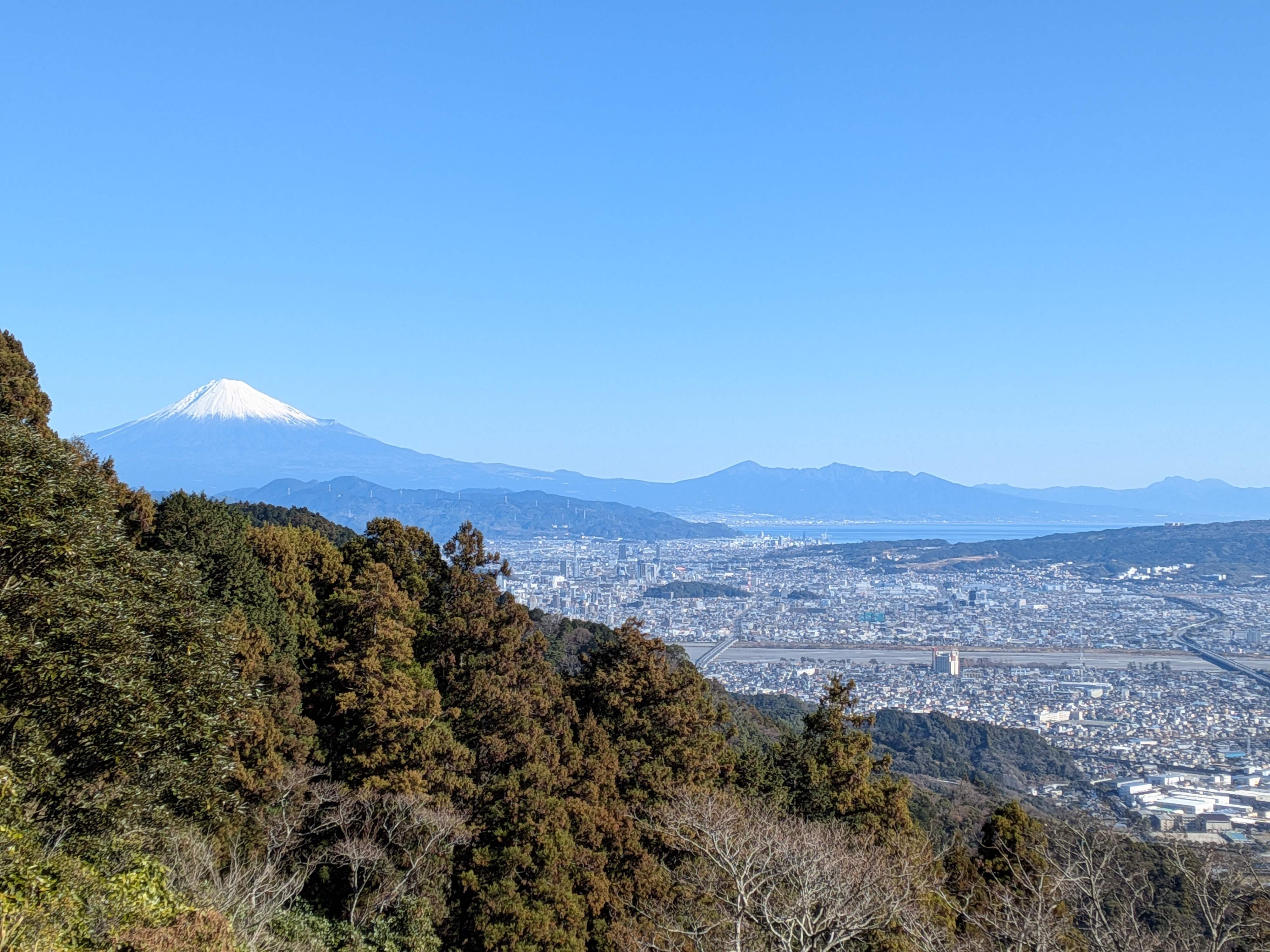 薩埵峠、家康ベンチからの眺め